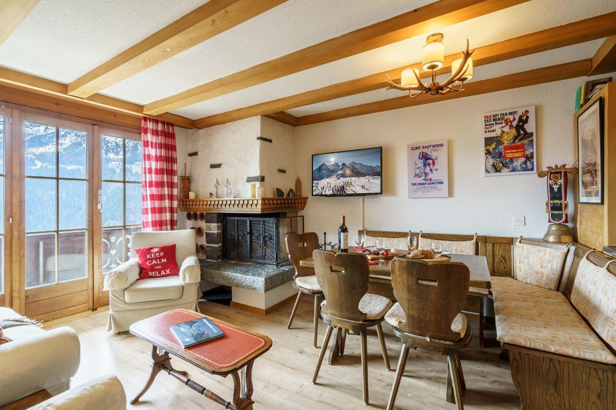 Chalet Bergkristall Wengen Eksteriør bilde
