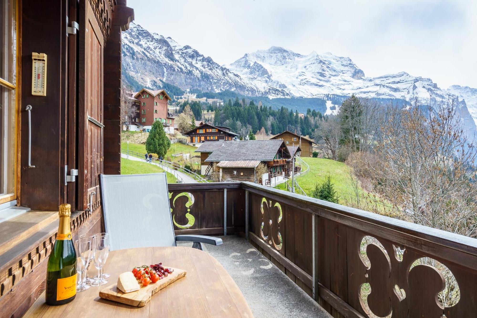 Chalet Bergkristall Wengen Eksteriør bilde